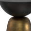 Table de bout ronde 24 po en aluminium noir