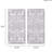2 Distressed Wood Wall Decor - Lotus Flower Matte White Wash Interior