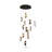 Transitional 12-Light Glass Chandelier -438617876