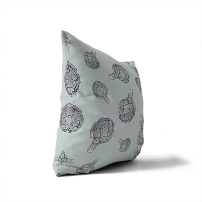 Summer Artichoke Outdoor Pillow