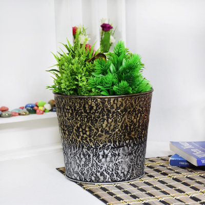 Handmade Metal Pot Planter