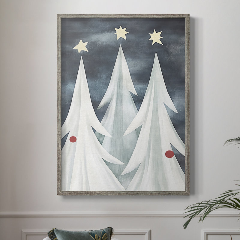 «Christmas Holiday Art DCCCLXIV», reproduction d'art encadrée - bois massif XMA171530, H 15 po x l 12 po