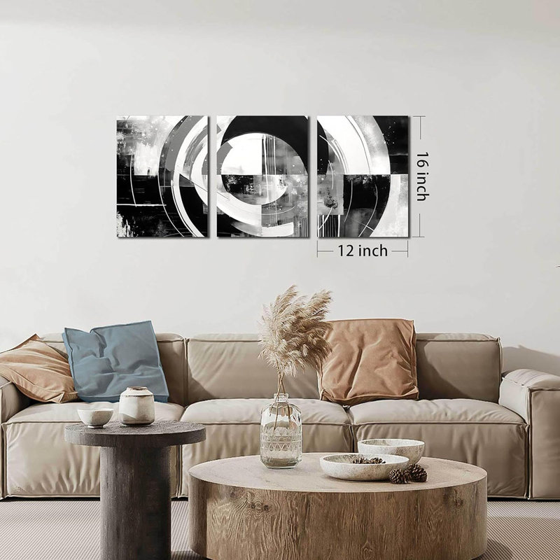 3 Piece Wrapped Canvas Print