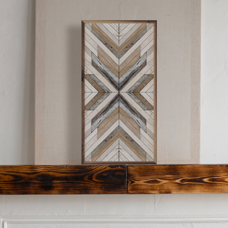 Pattern Ocean Driftwood, 36" H x 18" W, Tan