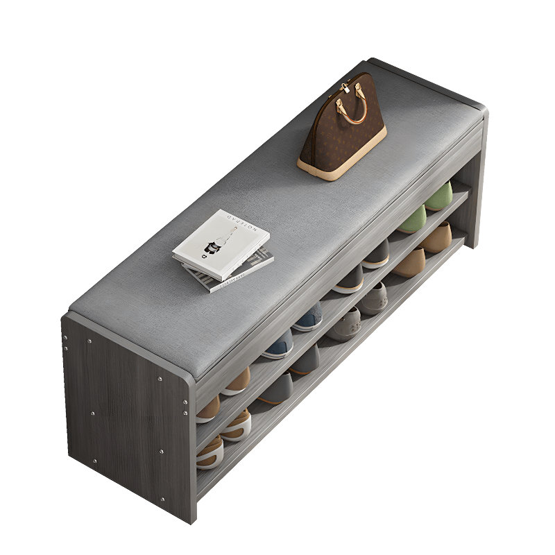 Banc d'entrée pour chaussures avec rangement - Range-chaussures robuste et sièges confortables pour un changement de chaussures facile