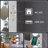 Makeup Vanity Mirror with Dimmable Bulbs Lights Bluetooth Tabletop Wall Mount Metal White-293859992