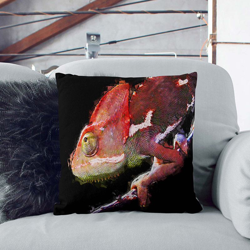 Square Throw Cushion, 40cm H x 40cm W x 15cm D