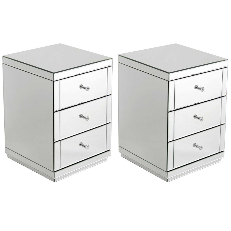 Damion Piece Bedroom Set, Silver