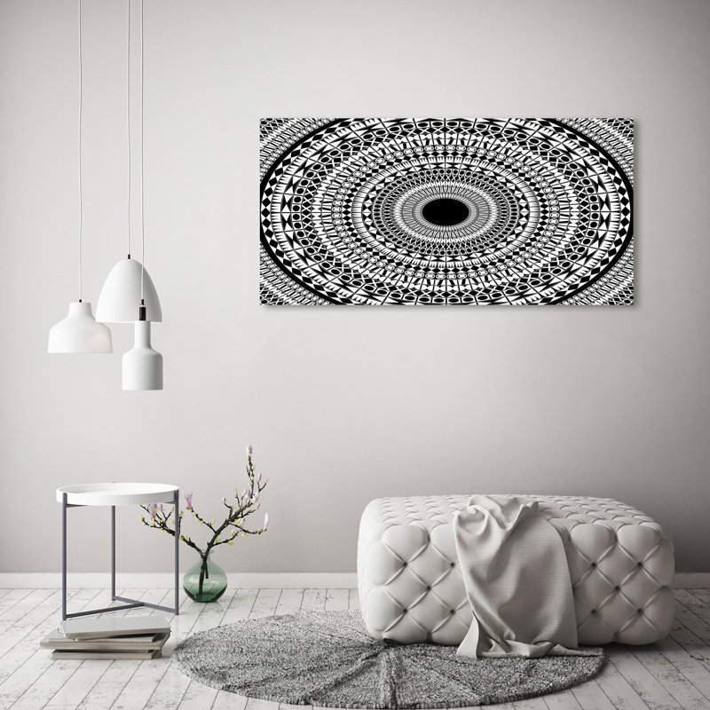 Circle Ornaments - Wrapped Canvas Print