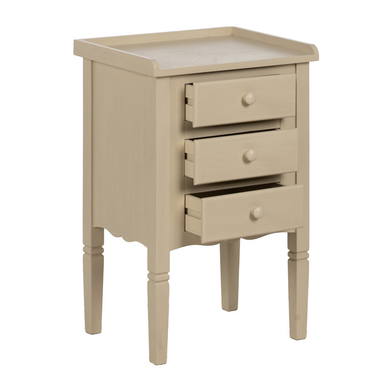 Ellemaie 43cm W Manufactured Wood Bedside Table