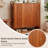 43.31" Brown Solid wood Cherry wood Sintered Stone Shoe Storage