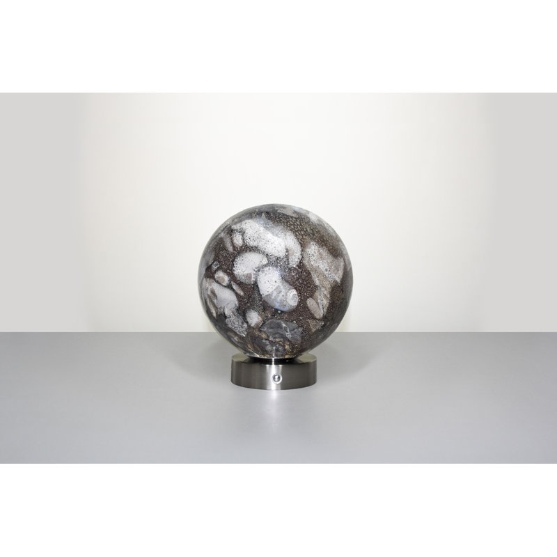 Smoky Quartz Chrome Base Silver