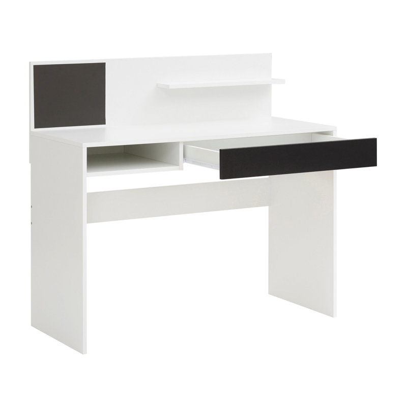 Erianah Writing Desk, White/Black