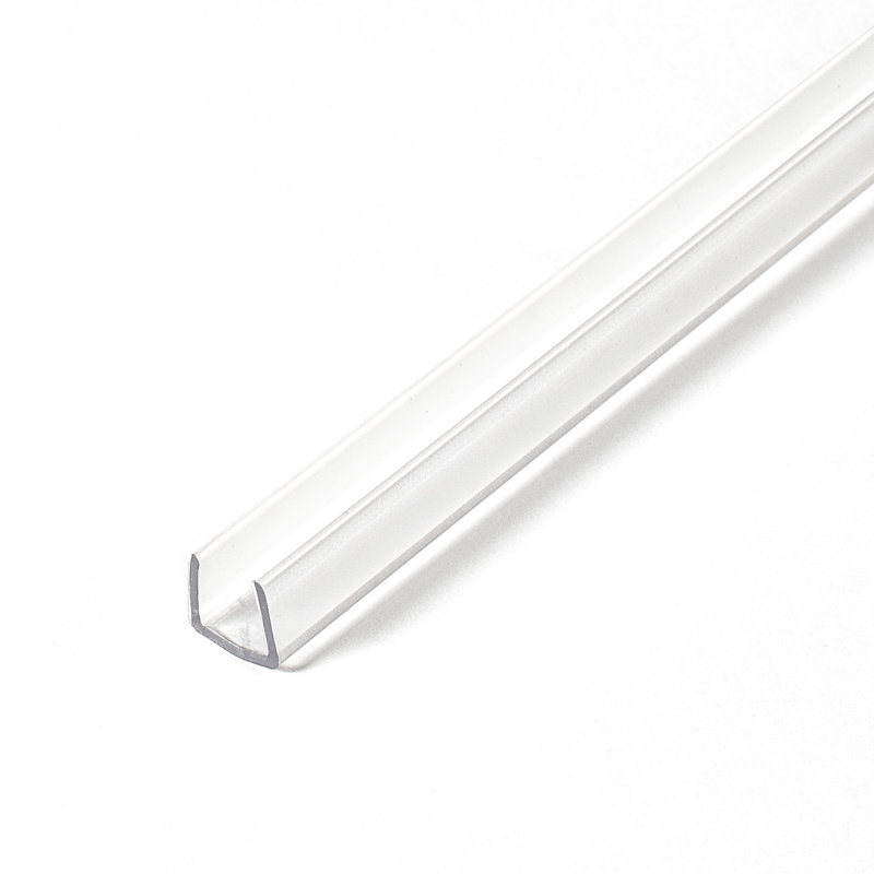 Plastic 0.25'' W x 36'' L T-Moulding in Clear