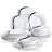 24 Piece Porcelain China Dinnerware Set - Service for 6
