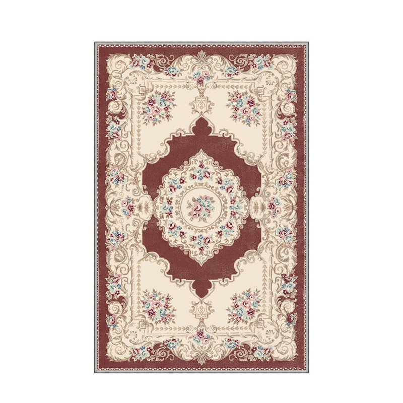 Stylish Hall Carpet 2.6 x 9.8 Feet - 100% Polyester, 0.04 in Pile Height | Antibacterial, Non-Slip PVC Felt Dot Underside | Machine Washable, 3D Digital Print | Perfect for Home Entryways & Living Spaces