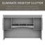 Ensemble de bureau 4 pièces avec rehausse Huckins-1970227148