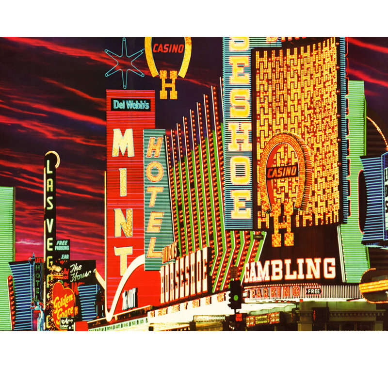 Fremont Street, Las Vegas, Nevada, H 14 po x l 18 po