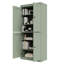 Bibliothèque 100% bois massif à 6 tablettes, portes Shaker, tablettes réglables, 32 po de largeur, 71,5 po de hauteur-1518785638