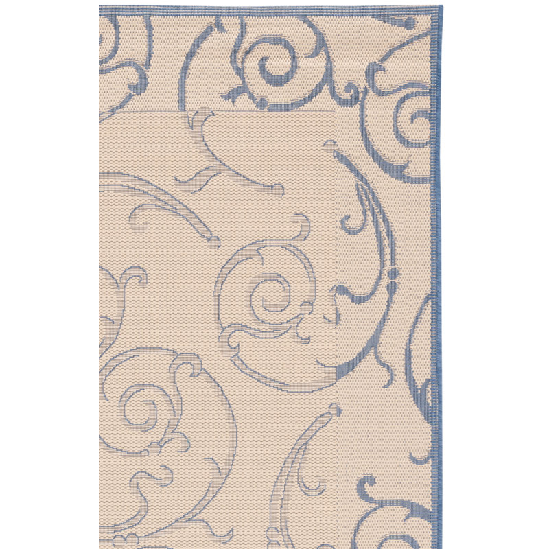 Tapis d'intérieur / extérieur floral Amaad Performance