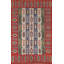 Tapis à motif géométrique Kazak 6 po x 8 po All-Over