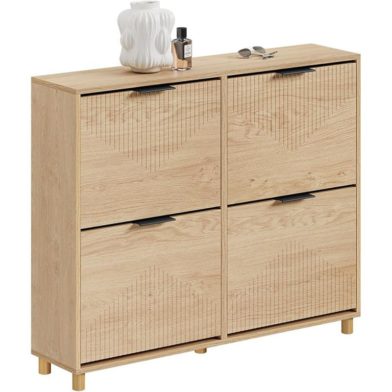 16 Pair Flip Down Shoe Storage