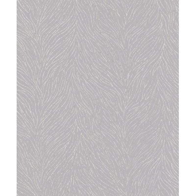 Serene Collection Metallic Abstract Branches Design 33' L x 21" W Wallpaper Roll
