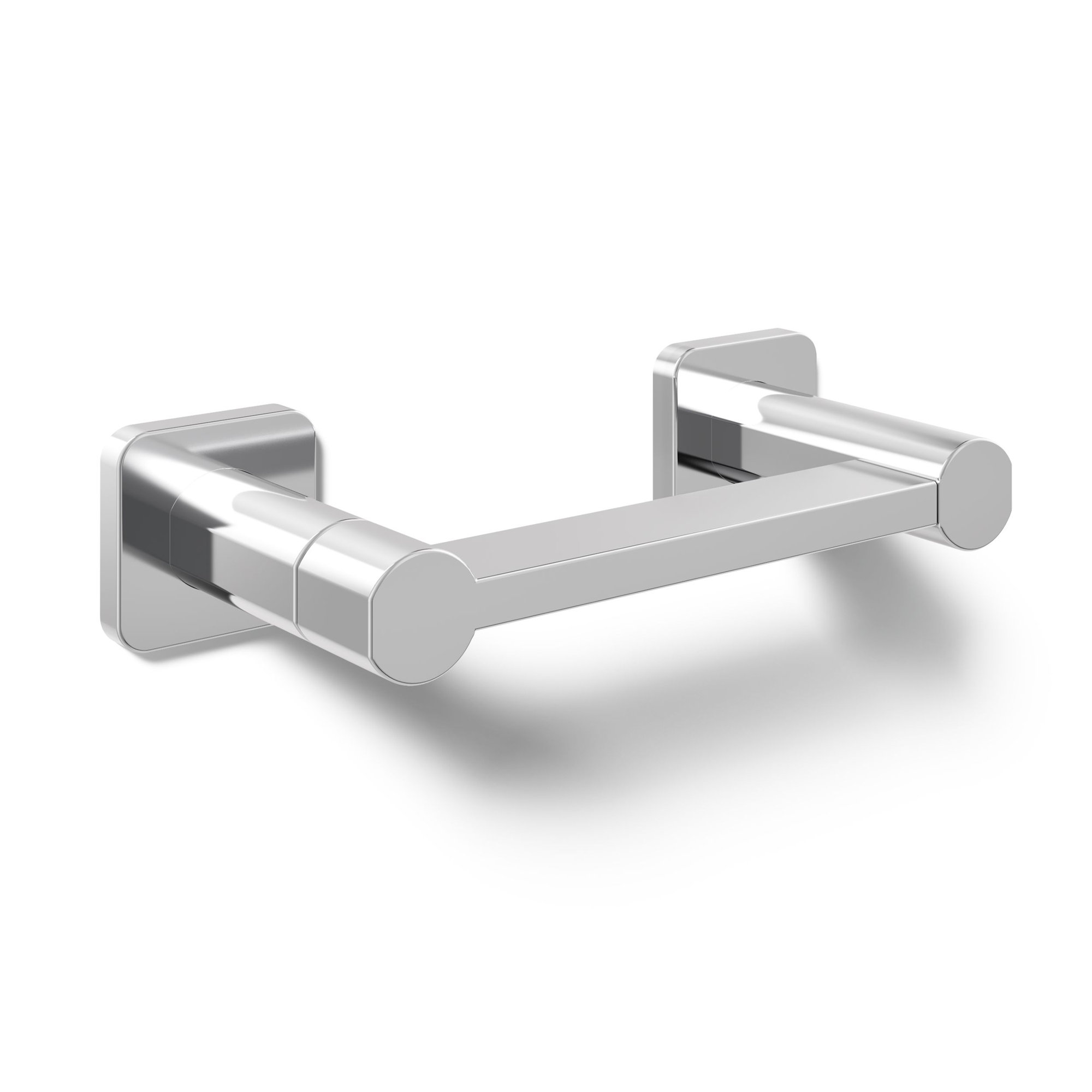 Parallel Pivoting Toilet Paper Holder, Wall-Mount Bathroom Toilet Paper Holder, Polished Chrome