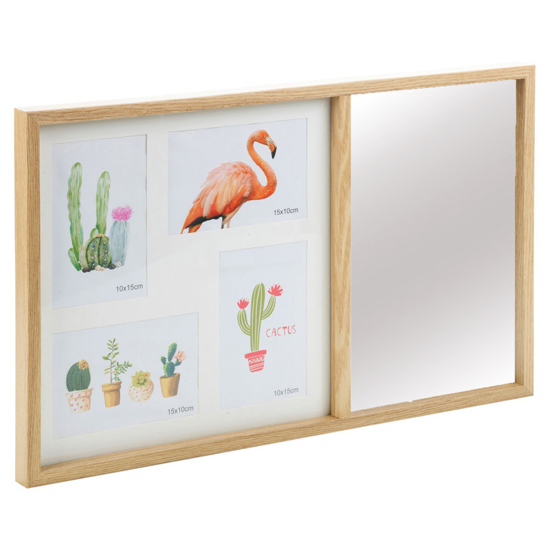 Precita Brown Wood Matte Picture Frame, 31cm H x 52cm W x 3cm D