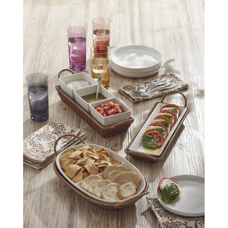 Oneida Willow & White, 4-Piece Serving Set