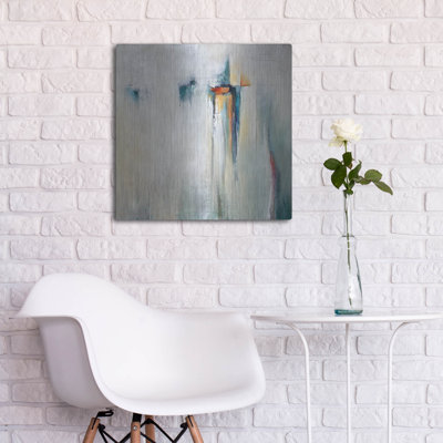 Art mural en métal Brayden Studio «Hazy Shades» par Karen Hale