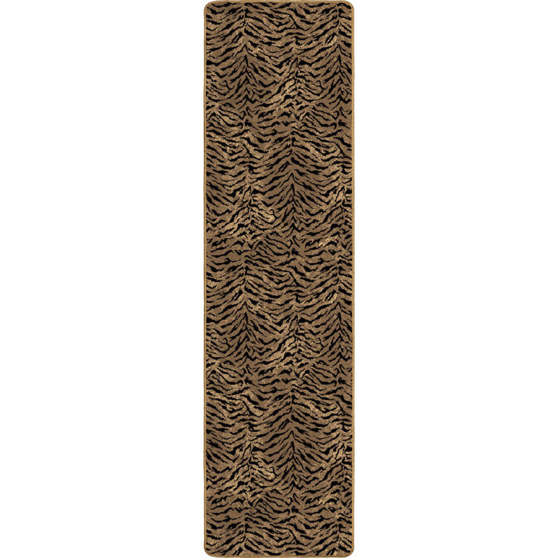 Peaux exotiques Domo, Tapis de couloir 2 pi 1 po x 7 pi 8 po