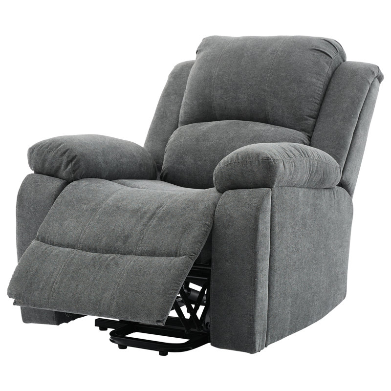 Careem 90cm Wide Lift Assist Standard Recliner with Massager, Grey