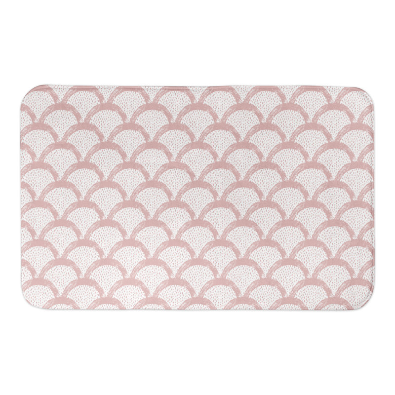 Tapis de bain Federica, Rose