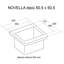 Daminik 505mm Single Bathroom Vanity with Integrated Ceramic Basin-1202548914