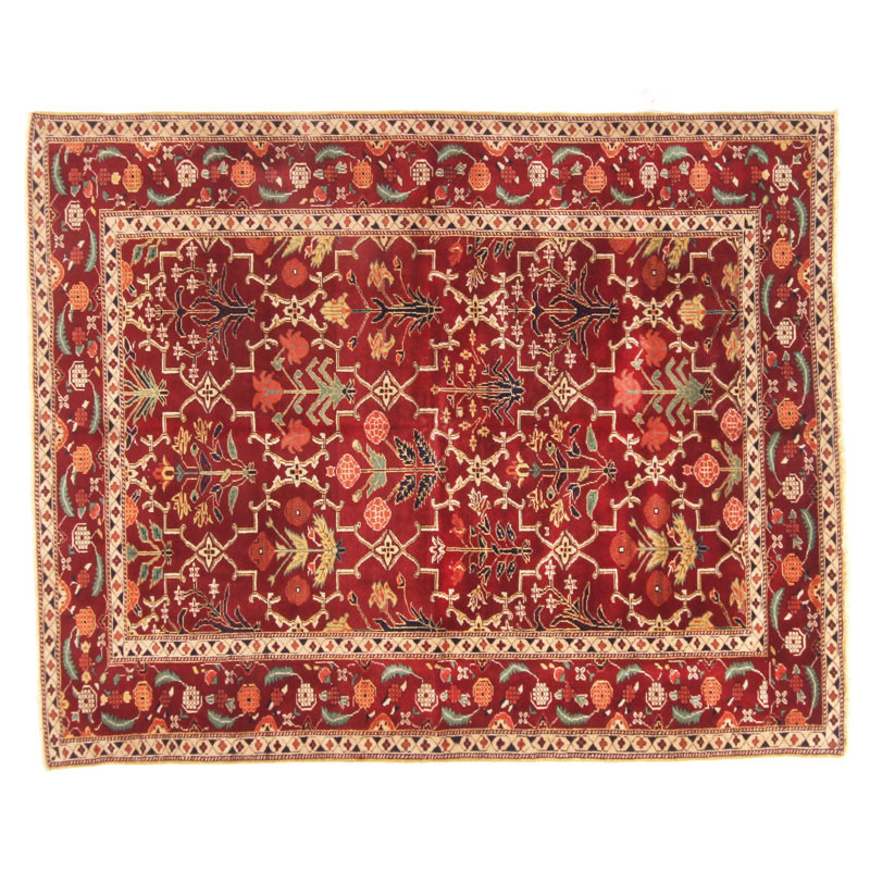 One-of-a-Kind Rectangle 5'10" X 7'3" Hand Knotted Area Rug