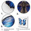 «Vibrant Blue Butterfly II» - art mural papillon-1903028406-2082402637