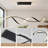 2-Light Black LED Dimmable Kitchen Island Pendant with Remote & App Control