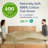 400 Thread Count Cotton Flat Sheet – Cooling, Breathable & Soft Top Sheet-103254609-103254615