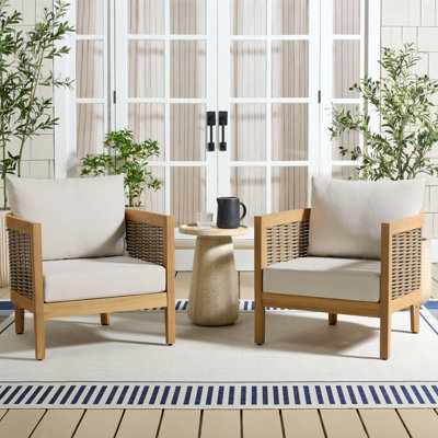 Ensemble de 2 chaises de patio Daun