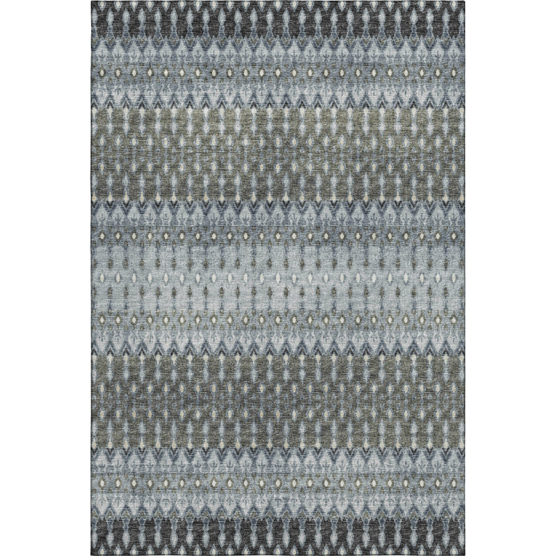 Tapis lavable à la machine de qualité supérieure 1 pi 8 po x 2 pi 6 po AMF72, Rectangulaire 8 pi x 10 pi