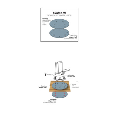Kayleigh 16 Lb. Steel Mounted Umbrella Base