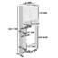 Armoire de rangement au-dessus de la toilette avec tablette réglable, économiseur d'espace de salle de bain avec portes doubles et tablettes ouvertes, support de rangement de toilette autoportant pour le rangement de la salle de bain - Blanc