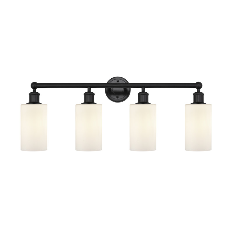 Caldello 4 - Light Dimmable Vanity Light, Matte Black, Matte White