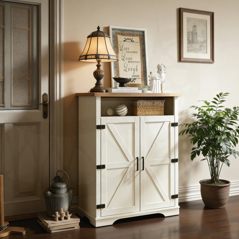 Armoire à chaussures à 6 niveaux avec tablettes réglables et rangement ouvert pour l'organisation du vestibule