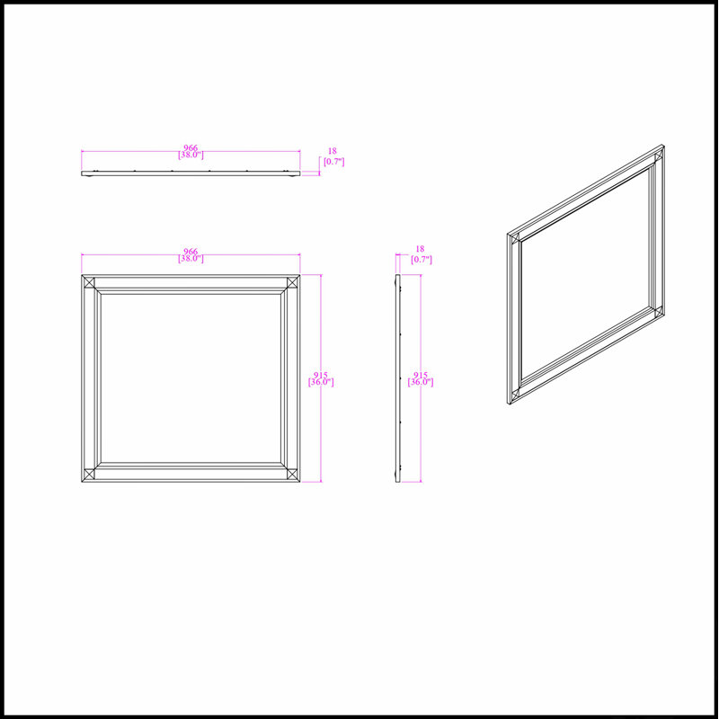 Miroir Soulmarie, White