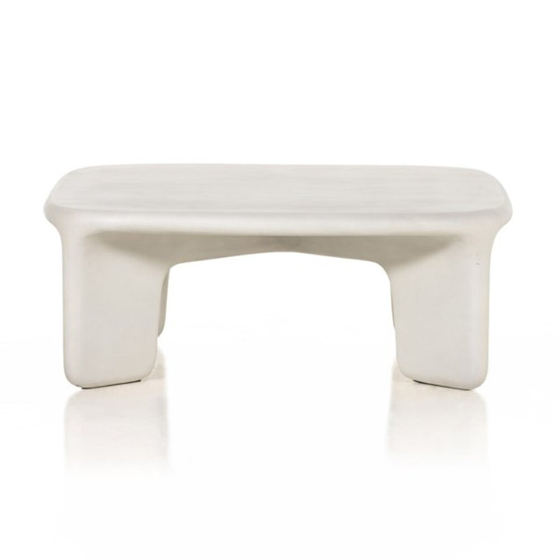 Table basse 4 pieds Lela, Blanc