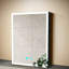Led Anti Fog Medicine Cabinets, Aluminum 15.98x22.05, Modern Bathroom
