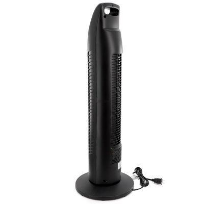 HomeStyle Entertaining 30 Inch 3 Speed Oscillating Tower Fan in Black
