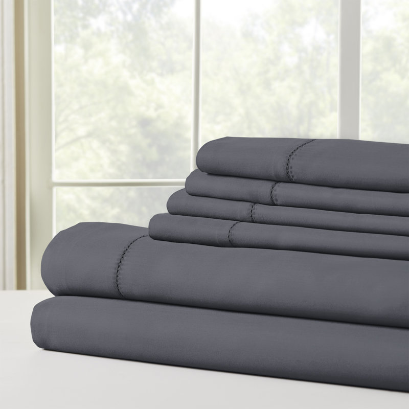 Ensemble de literie en mélange de coton à densité de tissage 1200 fils, Grand, Platinum